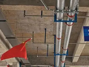 西城管廊支架的安装方法