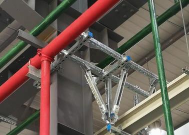 西城该抗震支架的整体式支吊架结构协调性好
